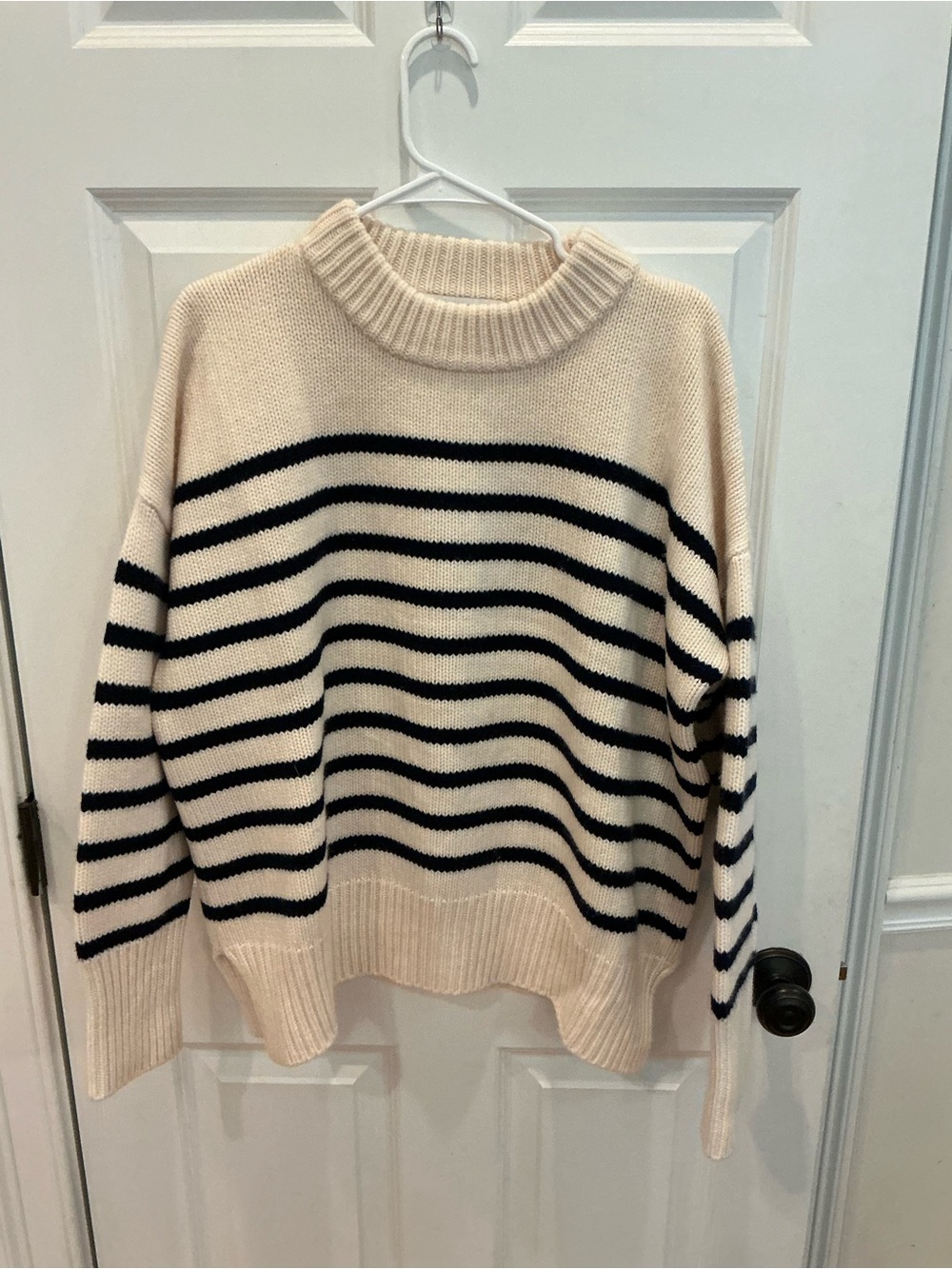 La Ligne Wool Cashmere striped sweater sz large